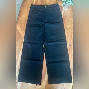 Maeve Collete Crop Wide Leg Trousers Anthropologie